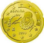 20 cents (other side, country Spain) 0.2