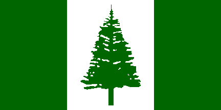 Bandiera nazionale, Isola Norfolk